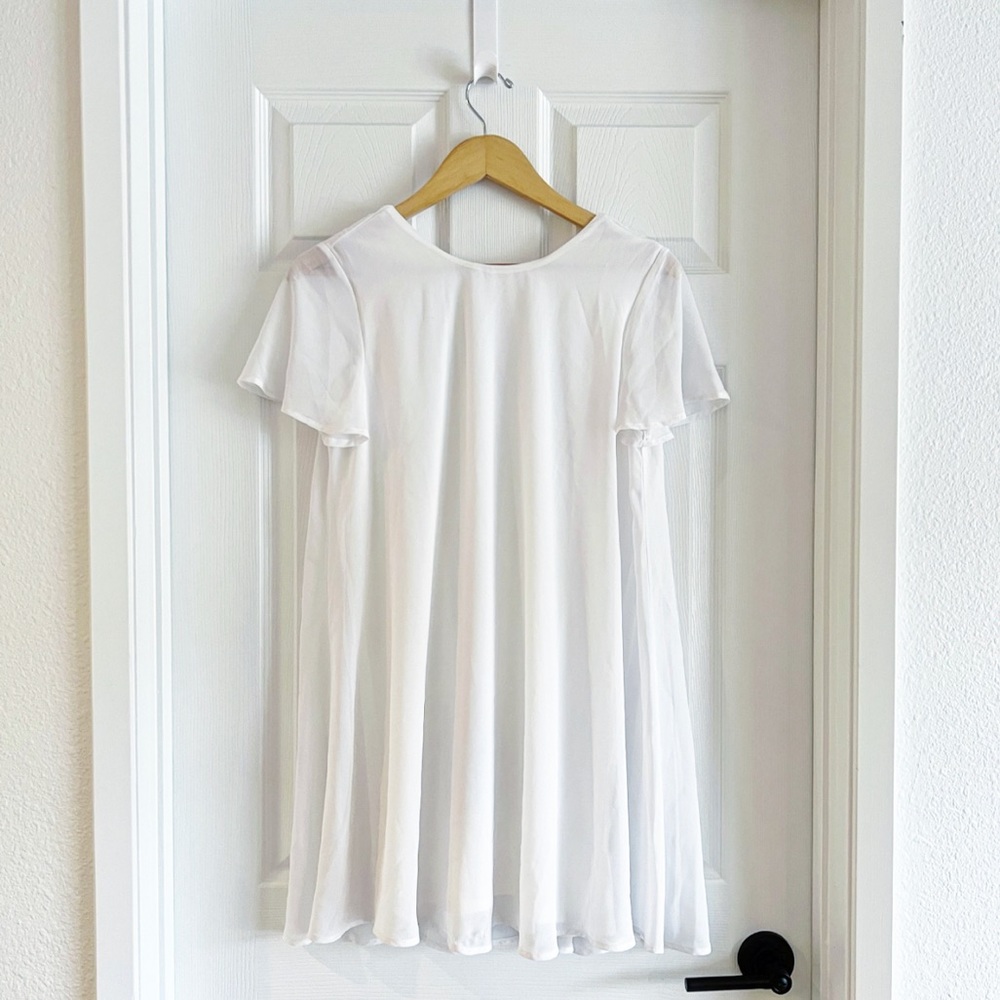 SHOW ME YOUR MUMU white mini dress